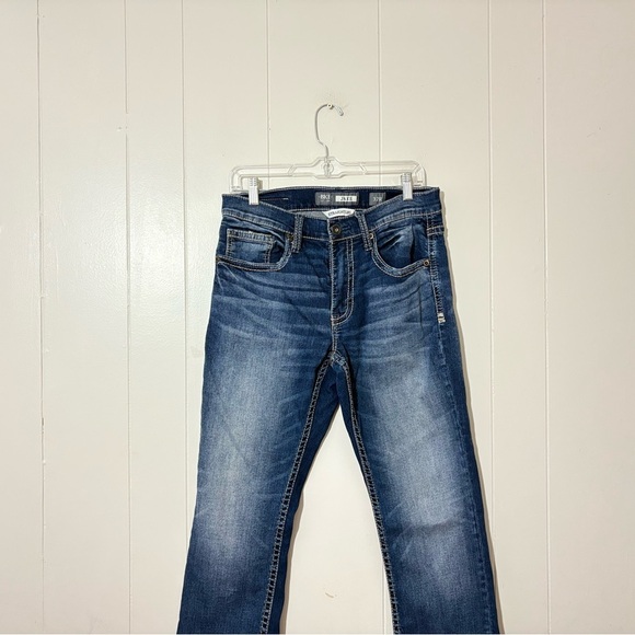 Bke Jake Straight Jeans  Blue Mens Size 32R - Picture 4 of 9